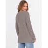 image:imageANRABESS Ribbed Long Sleeve Henley Shirts for Women  Soft lightweight Sweaters Loose Fit Office Work Casual Daily Wear Tunic 2026 Fall Winter Transition OutfitsCool Ash Brown