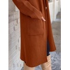 image:imageANRABESS Womens Cardigan Long Sweater Oversized Open Front Knit Coatigan Duster Coat 2026 Trendy Fall Outfits OuterwearCaramel