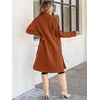 image:imageANRABESS Womens Cardigan Long Sweater Oversized Open Front Knit Coatigan Duster Coat 2026 Trendy Fall Outfits OuterwearCaramel