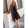 image:imageANRABESS Womens Cardigan Long Sweater Oversized Open Front Knit Coatigan Duster Coat 2026 Trendy Fall Outfits OuterwearCoffee