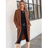 image:imageANRABESS Womens Cardigan Long Sweater Oversized Open Front Knit Coatigan Duster Coat 2026 Trendy Fall Outfits OuterwearCoffee