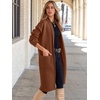 image:imageANRABESS Womens Cardigan Long Sweater Oversized Open Front Knit Coatigan Duster Coat 2026 Trendy Fall Outfits OuterwearCoffee