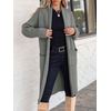 image:imageANRABESS Womens Cardigan Long Sweater Oversized Open Front Knit Coatigan Duster Coat 2026 Trendy Fall Outfits OuterwearDeep Grey