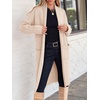 image:imageANRABESS Womens Cardigan Long Sweater Oversized Open Front Knit Coatigan Duster Coat 2026 Trendy Fall Outfits OuterwearKhaki Beige