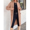 image:imageANRABESS Womens Cardigan Long Sweater Oversized Open Front Knit Coatigan Duster Coat 2026 Trendy Fall Outfits OuterwearLight Camel