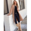 image:imageANRABESS Womens Cardigan Long Sweater Oversized Open Front Knit Coatigan Duster Coat 2026 Trendy Fall Outfits OuterwearLight Camel