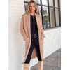 image:imageANRABESS Womens Cardigan Long Sweater Oversized Open Front Knit Coatigan Duster Coat 2026 Trendy Fall Outfits OuterwearLight Camel