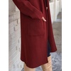 image:imageANRABESS Womens Cardigan Long Sweater Oversized Open Front Knit Coatigan Duster Coat 2026 Trendy Fall Outfits OuterwearRed