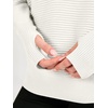 image:imageANRABESS Womens Long Sleeve Crew Neck Pullover Sweater  Ribbed Knit Tunic Top amp Thumb Hole Work Office Travel Basic Casual Fall Outfits For Daily Wear Winter Transition ClothingWhite