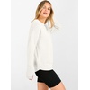 image:imageANRABESS Womens Long Sleeve Crew Neck Pullover Sweater  Ribbed Knit Tunic Top amp Thumb Hole Work Office Travel Basic Casual Fall Outfits For Daily Wear Winter Transition ClothingWhite
