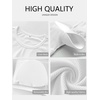 image:imageANRABESS Womens Long Sleeve Shirts Top Built in Bra  Crew NeckSoft Stretchy Breathable RibbedSlim FitBasic TeeCasual Going OutWork Travel AllDay WearSpring Fall LayerWhite