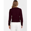 image:imageANRABESS Womens Long Sleeve Sweaters Cropped Crew Neck  Business Casual TopsLight Weight Comfy KnitPullover ShortSweaterBasic ClassicFall Fashion Winter Layer ClothesDark Red