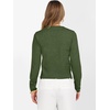 image:imageANRABESS Womens Long Sleeve Sweaters Cropped Crew Neck  Business Casual TopsLight Weight Comfy KnitPullover ShortSweaterBasic ClassicFall Fashion Winter Layer ClothesArmy Green