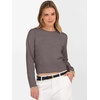image:imageANRABESS Womens Long Sleeve Sweaters Cropped Crew Neck  Business Casual TopsLight Weight Comfy KnitPullover ShortSweaterBasic ClassicFall Fashion Winter Layer ClothesNutmeg