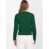 image:imageANRABESS Womens Long Sleeve Sweaters Cropped Crew Neck  Business Casual TopsLight Weight Comfy KnitPullover ShortSweaterBasic ClassicFall Fashion Winter Layer ClothesForest Deep Green