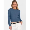 image:imageANRABESS Womens Long Sleeve Sweaters Cropped Crew Neck  Business Casual TopsLight Weight Comfy KnitPullover ShortSweaterBasic ClassicFall Fashion Winter Layer ClothesDeep Blue