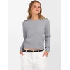 image:imageANRABESS Womens Long Sleeve Sweaters Cropped Crew Neck  Business Casual TopsLight Weight Comfy KnitPullover ShortSweaterBasic ClassicFall Fashion Winter Layer ClothesGrey