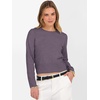 image:imageANRABESS Womens Long Sleeve Sweaters Cropped Crew Neck  Business Casual TopsLight Weight Comfy KnitPullover ShortSweaterBasic ClassicFall Fashion Winter Layer ClothesDeep Purple