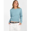 image:imageANRABESS Womens Long Sleeve Sweaters Cropped Crew Neck  Business Casual TopsLight Weight Comfy KnitPullover ShortSweaterBasic ClassicFall Fashion Winter Layer ClothesLight Blue