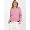 image:imageANRABESS Womens Long Sleeve Sweaters Cropped Crew Neck  Business Casual TopsLight Weight Comfy KnitPullover ShortSweaterBasic ClassicFall Fashion Winter Layer ClothesCoral Pink