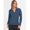 image:imageANRABESS Womens Polo V Neck Long Sleeve Sweaters Lightweight Dressy Casual Business Basic Knit Pullover Top 2026 Fall OutfitsDeep Blue