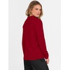 image:imageANRABESS Womens Polo V Neck Long Sleeve Sweaters Lightweight Dressy Casual Business Basic Knit Pullover Top 2026 Fall OutfitsLight Red