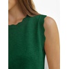 image:imageANRABESS Womens Sleeveless Scallop Knit Sweater Vest  Tank Tops Soft Blend Crew Neck Pullover Wavy Hem Regular Fit Preppy Y2K Style Lightweight Summer Fall 2026 Casual ChicForest Green