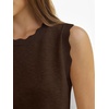 image:imageANRABESS Womens Sleeveless Scallop Knit Sweater Vest  Tank Tops Soft Blend Crew Neck Pullover Wavy Hem Regular Fit Preppy Y2K Style Lightweight Summer Fall 2026 Casual ChicCoffee