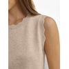 image:imageANRABESS Womens Sleeveless Scallop Knit Sweater Vest  Tank Tops Soft Blend Crew Neck Pullover Wavy Hem Regular Fit Preppy Y2K Style Lightweight Summer Fall 2026 Casual ChicAlmond