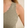 image:imageANRABESS Womens Summer Tank Tops Wool Blend V Neck Ruffle Sleeveless Sweater Fitted Casual Going Out Work Travel ShirtsAlmond