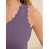 image:imageANRABESS Womens Summer Tank Tops Wool Blend V Neck Ruffle Sleeveless Sweater Fitted Casual Going Out Work Travel ShirtsGrey Purple