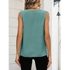 image:imageANRABESS Women Tank Tops Ruched Shoulder Dressy Blouse Business Casual Outfits Sleeveless V Neck Shirt Beach Vacation ClothesLake