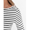 image:imageANRABESS Womens Boat Neck 34 Sleeve Top 2026 Summer Fall Fashion T Shirt  Soft Stretchy Breathable StripedSolidPrinted Basic Tees Casual amp Work Wear Travel Vacation Outfits AllSeason ClothingBlack White Stripe