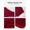 image:imageANRABESS Womens Cap Sleeve Boat Neck Ruched Crop Top Soft Ribbed Slim Fitted Tee Going Out Casual Shirt for SummerDeep Red