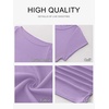 image:imageANRABESS Womens Cap Sleeve Boat Neck Ruched Crop Top Soft Ribbed Slim Fitted Tee Going Out Casual Shirt for SummerLight Purple