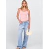 image:imageANRABESS Womens Cropped Spaghetti Strap Double Lined Tank Tops  Square Neck Camisole Soft Stretchy Silky Fabric Slim Fit Casual Summer Layering Going Out Workout Y2K Basic StyleLight Pink