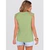 image:imageANRABESS Womens Tops Dressy Casual Lace Cap Sleeve Henley Shirts Summer Sleeveless Button Up Blouses 2026 Spring OutfitsLight Green