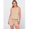 image:imageANRABESS Womens 2 Piece Outfits Striped Summer Casual Sleeveless Tank Top Matching Shorts Lounge Sets Beach Vacation ClothesOrange White Stripe