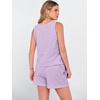image:imageANRABESS Womens 2 Piece Outfits Striped Summer Casual Sleeveless Tank Top Matching Shorts Lounge Sets Beach Vacation ClothesPurple White Stripe