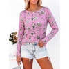 image:imageANRABESS Womens Boat Neck Tops Long Sleeve Shirts  Soft Stretchy Comfort FabricStripedamp FloralDaily Work Going Out TravelDressy CasualFall Winter Outfits ClothesPink Black Floral