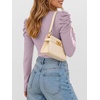 image:imageANRABESS Womens Puff Long Sleeve Shirts Comfy Stretchy Ribbed Knit Fitted Tops Trendy Fall Winter Tee for Work amp CasualPurple