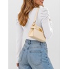 image:imageANRABESS Womens Puff Long Sleeve Shirts Comfy Stretchy Ribbed Knit Fitted Tops Trendy Fall Winter Tee for Work amp CasualWhite
