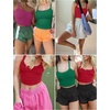 image:imageANRABESS Womens Sleeveless Crop Tops Soft Ribbed Y Back Tank Tops Summer Camisole for Going Out Athletic Gym and WorkoutBlack