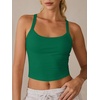image:imageANRABESS Womens Sleeveless Crop Tops Soft Ribbed Y Back Tank Tops Summer Camisole for Going Out Athletic Gym and WorkoutGreen