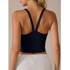 image:imageANRABESS Womens Sleeveless Crop Tops Soft Ribbed Y Back Tank Tops Summer Camisole for Going Out Athletic Gym and WorkoutNavy Blue