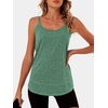 image:imageANRABESS Workout Tank Tops for Women Spaghetti Strap Camisole Shirts Summer 2026 Loose Fit Athletic Running Yoga Gym ClothesGreen