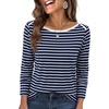Blue White Stripe