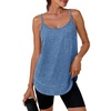 image:imageANRABESS Workout Tank Tops for Women Spaghetti Strap Camisole Shirts Summer 2026 Loose Fit Athletic Running Yoga Gym ClothesRoyal Blue