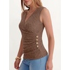 image:imageANRABESS Tank Tops for Women V Neck Sleeveless Sexy Top Ribbed Slim Fitted Tanks 2026 Casual Summer Daily Wear amp Going OutBrown