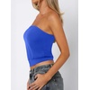 image:imageANRABESS Tube Tops for Women Bandeau Strapless Cropped Banded Hem 2026 Summer ClothesRoayl Blue